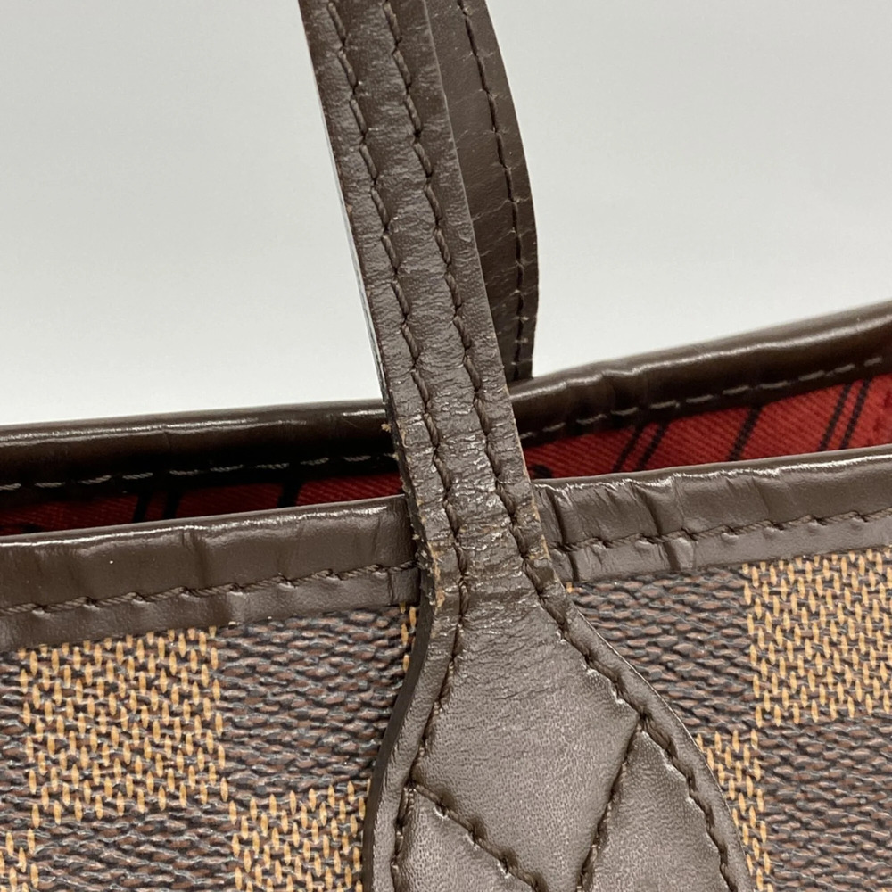 LOUIS VUITTON Brown Damier Neverfull MM Tote Bag - Picture 8 of 10